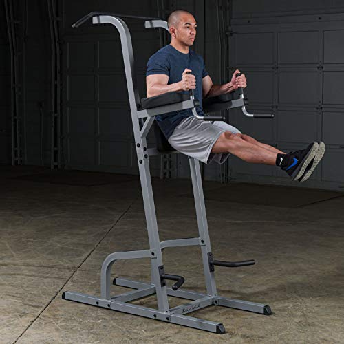 Body-Solid GVKR82 Vertical Knee Raise Machine Gray
