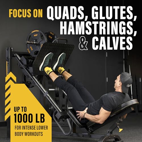 Powertec Fitness Leg Press Machine Black