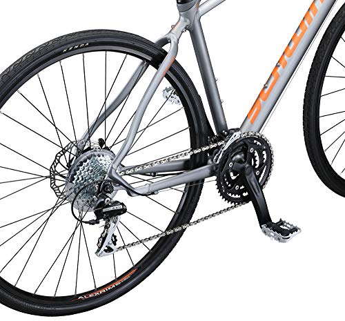 Schwinn Vantage F2 Adult Sport Hybrid Bike 24-Speed Matte Grey