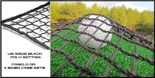 SPECTRUM GOLF SIMULATORS Golf Nets 4 Sided High Impact Rope Border Black US Made