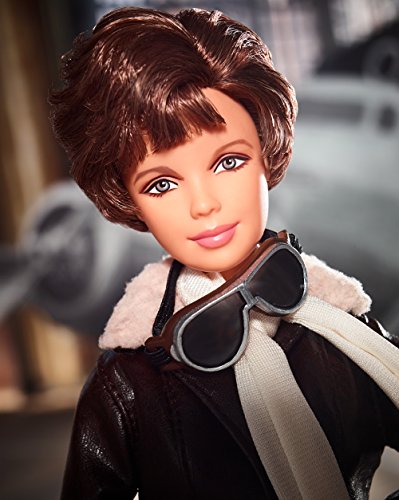 Barbie Inspiring Women Series Amelia Earhart Doll Brown