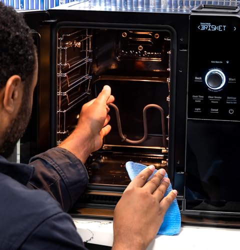 Profile GE Profile™ Smart Indoor Pellet Smoker with Active Smoke Filtration, WiFi Connected, Countertop BBQ Appliance Carbon Black