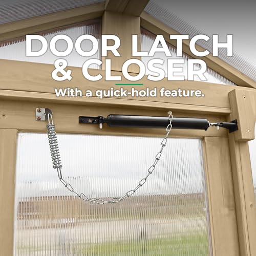 Yardistry 6.7' x 7.8' Meridian Greenhouse Beige