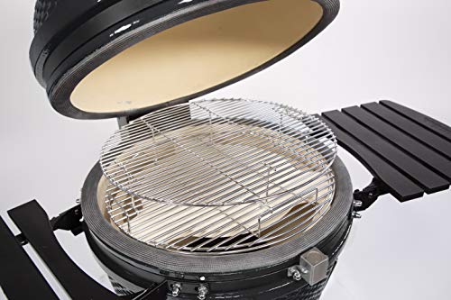 PIT BOSS Kamado BBQ Ceramic Grill Cooker 22 Inch Black
