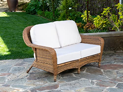 Tortuga Outdoor Sea Pines Patio Loveseat Mojave