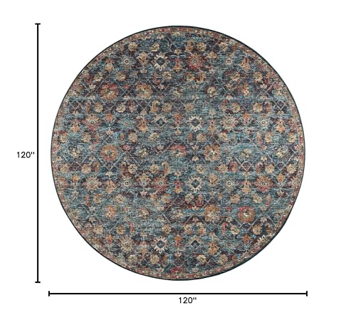 Dalyn Rugs Jericho JC8 Navy Area Rug 10' x 10' Navy