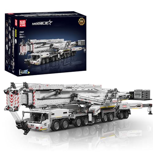 Mould King LTM11200 Technology Crane Building Set 8506 Pieces, APP Programmable White