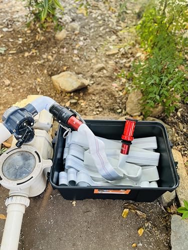 FireFighter1 100 Fire Hose for Instant Pool Water Access in Emergencies