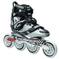 Roces Men's Lab Fitness Inline Skate US 7 Black/Silver