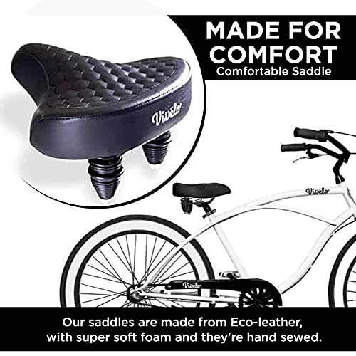 Vivelo Rider X Beach Cruiser for Men Complete Bike 3-Speed Clyde