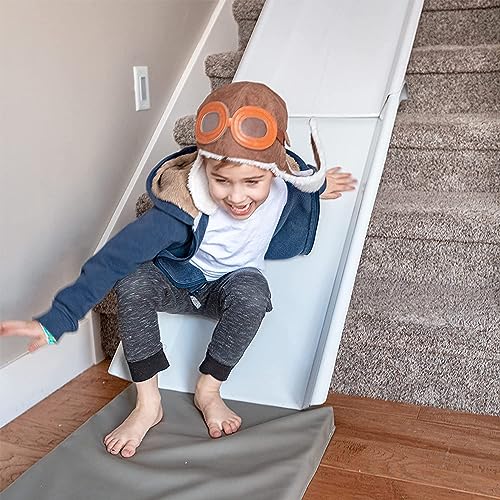 Stairslide Kids Indoor Slide 8-Pack Plastic Play Set White