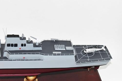 Squadron Nostalgia LLC USS Thomas Hudner (DDG-116) Mahogany Model 24-Inch