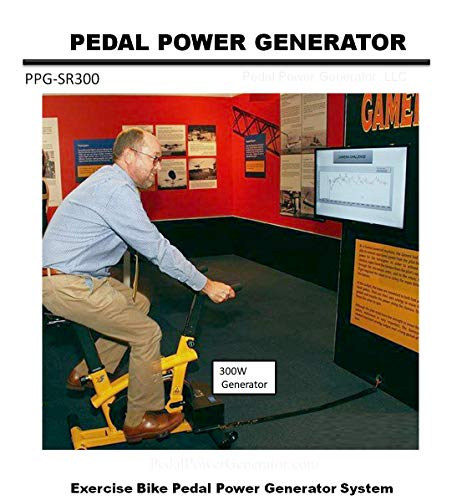Pedal Power Generator Stationary Exercise Bike System - Child and Adult