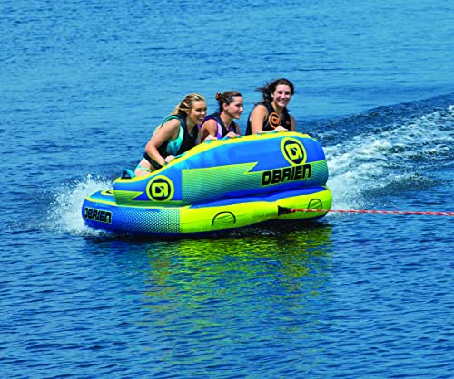 O'Brien Barca 3 Person Inflatable Towable Tube Yellow