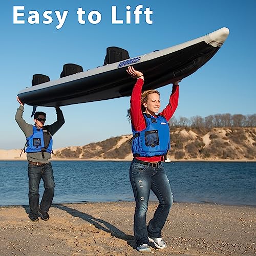 Sea Eagle 465 FastTrack Inflatable Kayak Pro Package Blue/Gray