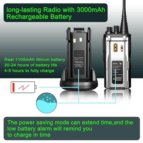 SAMCOM FPCN10A Long Range Rechargeable Two Way Radios 16 Pcs