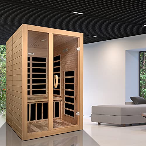 Maxxus Saunas Santiago Elite 2-Person Ultra Low EMF FAR Infrared Sauna