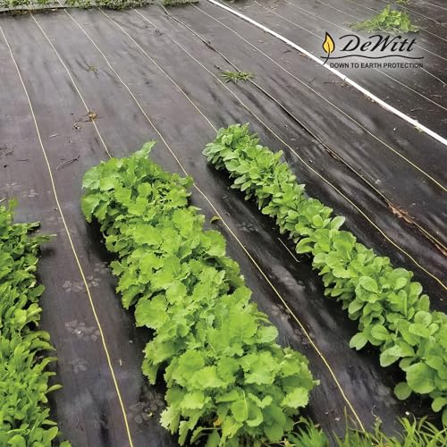 Dewitt Sunbelt Woven Weed Barrier Landscape Fabric Ground Cover 4' x 300' (9 Pack)