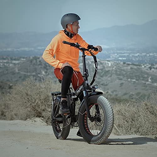 Heybike Mars Electric Bike Foldable 20" x 4.0 Fat Tire Electric Bicycle Mars-Black