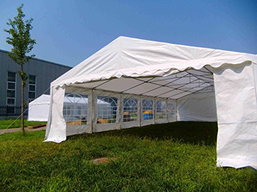 AMERICAN PHOENIX Heavy Duty 40x20 Party Tent Canopy for Weddings and Events White