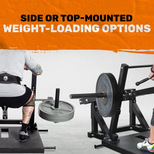 Bells of Steel Belt Squat Machine 2.0 Leg Press Equipment Home Gym | Weightlifting Belt, Pegs | 11 Gauge Steel