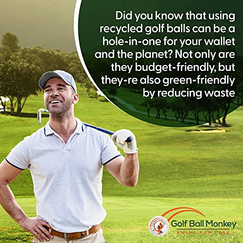 Golf Ball Monkey Recycled Pro V1x White Golf Balls 100 Pack - 5A / Mint