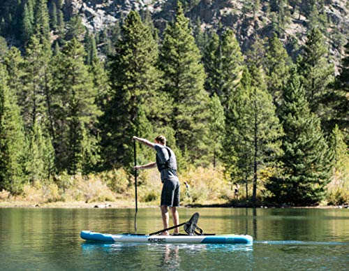 California Board Company 132 Current Inflatable Stand Up Paddle Board Blue/White/Black