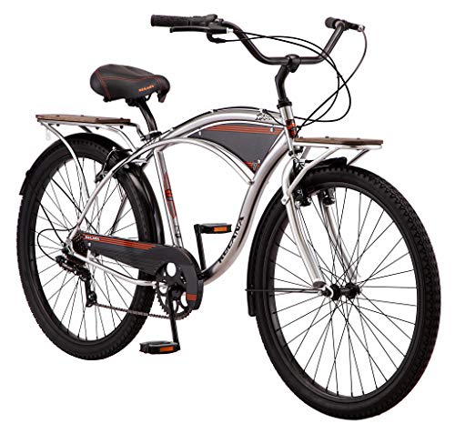 Kulana Lakona Tide Adult Beach Cruiser Bike 26-Inch 7-Speed Silver