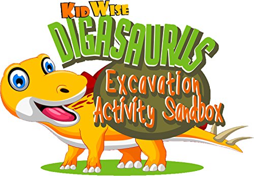 KIDWISE Digasaurus Dinosaur Excavation Activity Sandbox