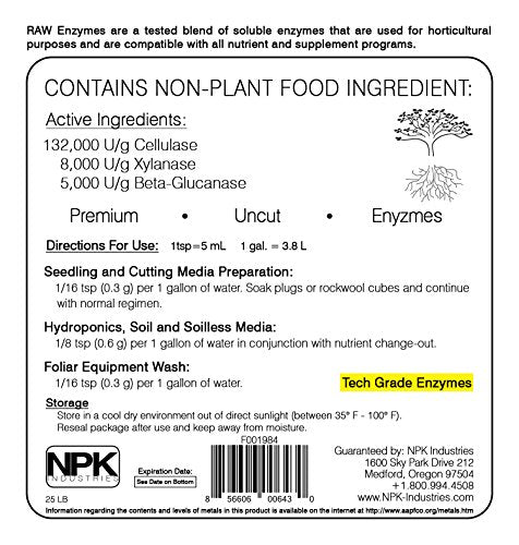 RAW Potent Plant Enzyme Blend 25lb