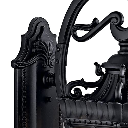 Bailey Street Home 4 Light Outdoor Wall Mount 37.75" Tall 14" Wide Londonderry Finish Clear