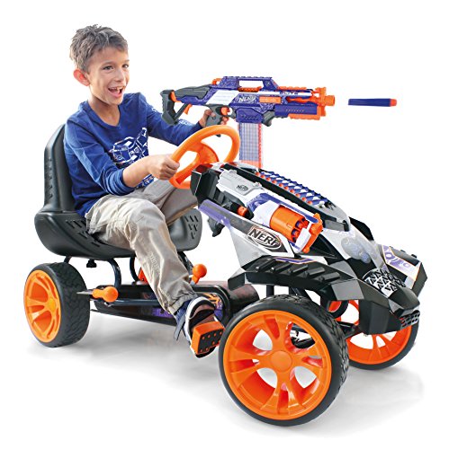 Hauck Nerf Battle Racer Pedal Go Kart Orange/Grey/Black