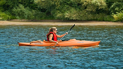 Sun Dolphin Aruba 10-Foot Sit-In Kayak with Paddle Tangerine