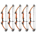 GENESIS Original Adjustable Preassembled Right-Handed Compound Bow for Beginners and Experts Orange