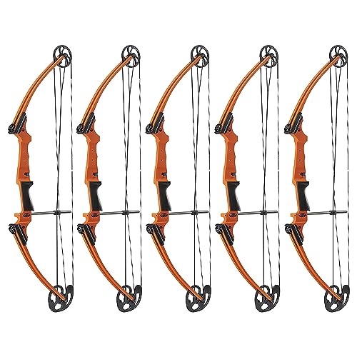 GENESIS Original Adjustable Preassembled Right-Handed Compound Bow for Beginners and Experts Orange