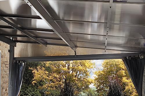 Sojag Pompano Wall Gazebo 12 Ft. x 16 Ft. Gray
