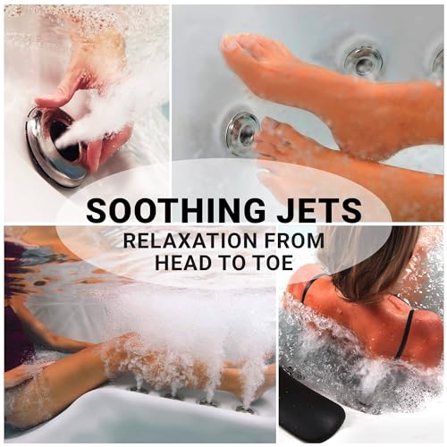 Essential Hot Tubs Select Series 60-Jet 6-Person Lounger Gray