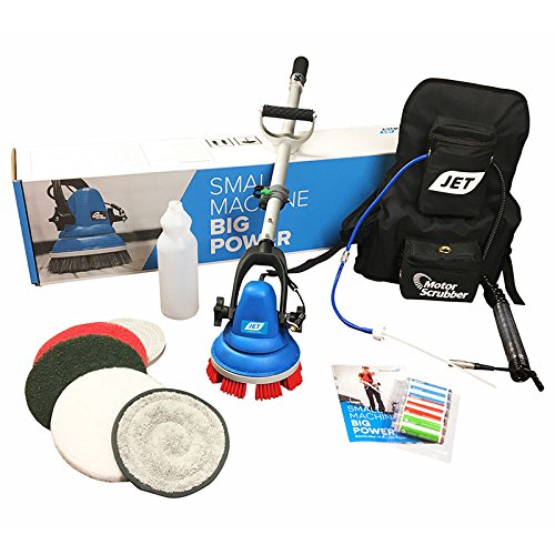 Motor Scrubber Jet Hand Held Portable Scrubber MSJET-1 Kit Blue