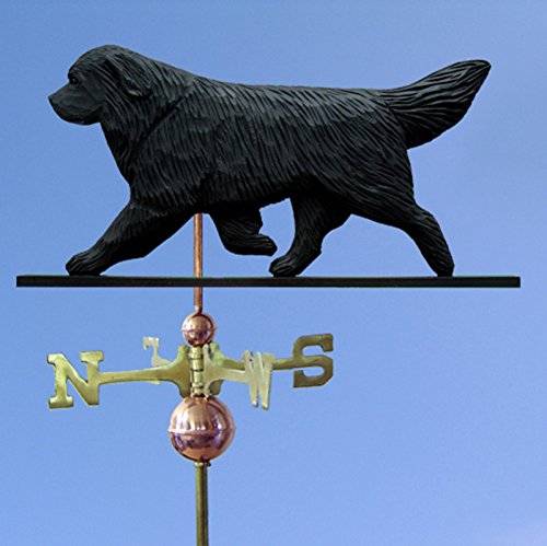 Newfoundland Hand Carved & Painted Weathervane 22 Inch Black