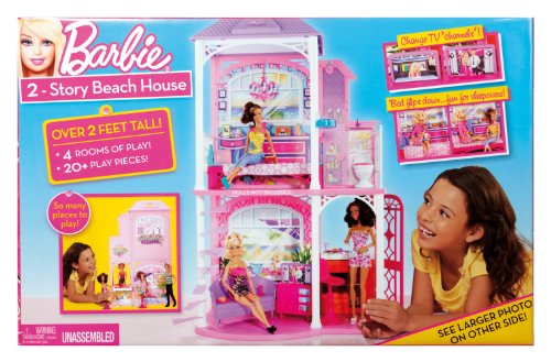 Barbie 2-Story Beach House Multicolor