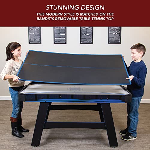 Hathaway Bandit 5-Ft Multigame Table Black