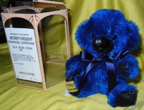 Merrythought Micro Cheeky 6" Blue Limited Edition Bear