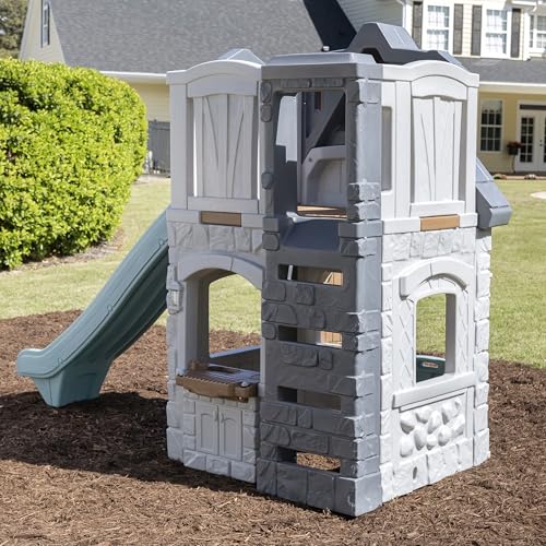 Step2 Enchanting Adventures 2-Story Playhouse & Slide Blue