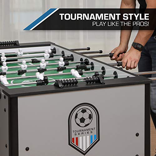 EastPoint Sports Monaco Official Competition Foosball Table with 4 Foosballs