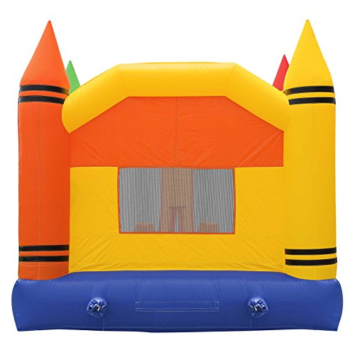 Inflatable HQ Commercial Grade Crayon Bounce House 100% PVC with Blower