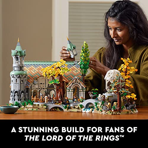 LEGO Icons Lord of The Rings Rivendell Building Kit 10316 Grey