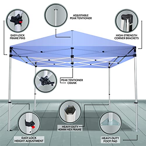 LookOurWay Custom Canopy Tent 10x10 - Pop Up Tent for Outdoor Events with Custom Branding