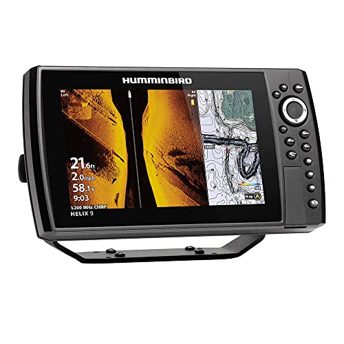 Humminbird Helix 9 Chirp MEGA SI+ GPS G4N Fish Finder Control Head Only Black