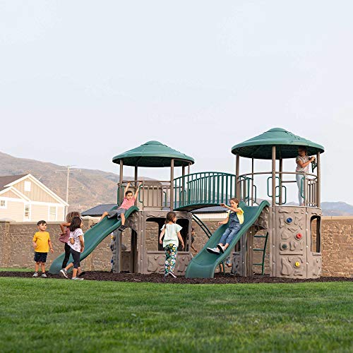 Lifetime Double Adventure Tower 90971 Brown/Green