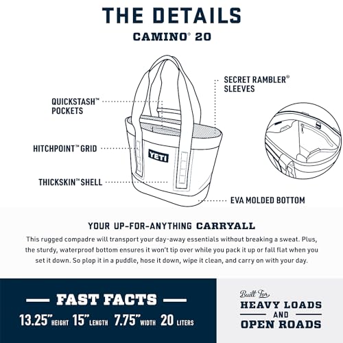 YETI Camino 20 Carryall All-Purpose Utility Bag Power Pink